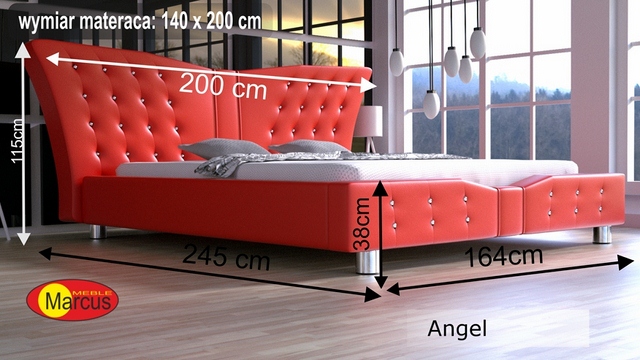 Čalouněné postele Angel 140x200