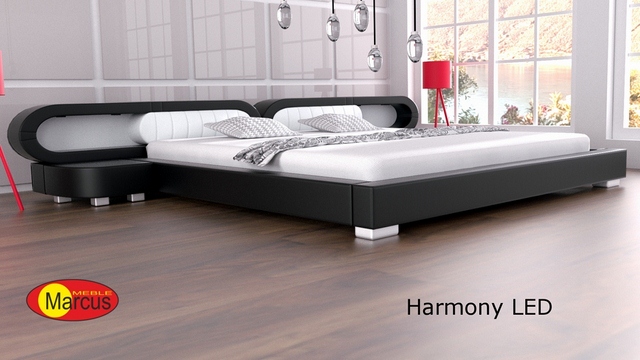 Čalouněné postele Harmony Led